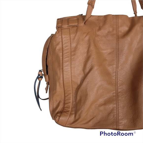 Liebeskind Berlin Tan Leather Hobo Satchel Bag - Picture 6 of 16